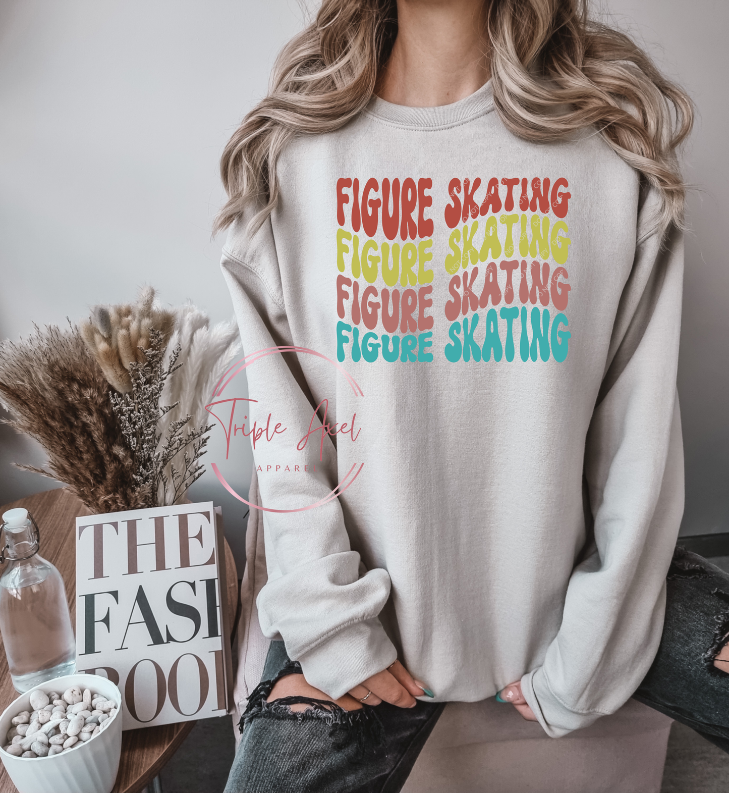 Youth Figure Skating 4 Hoodie or Crew Neck