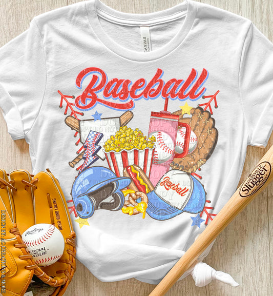 Baseball V2 Hoodie or Crew Neck