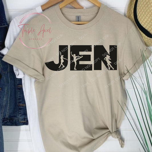 Name on  Tshirt