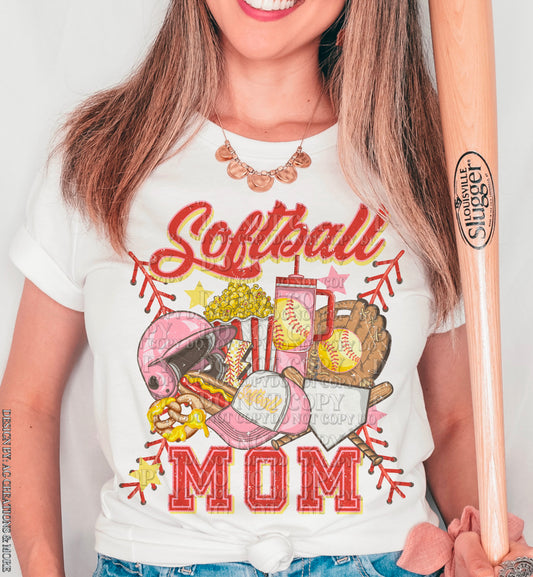 Softball Mom  T-Shirt