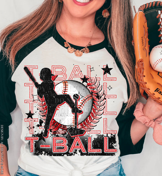 T-Ball (boy) Hoodie or Crew Neck