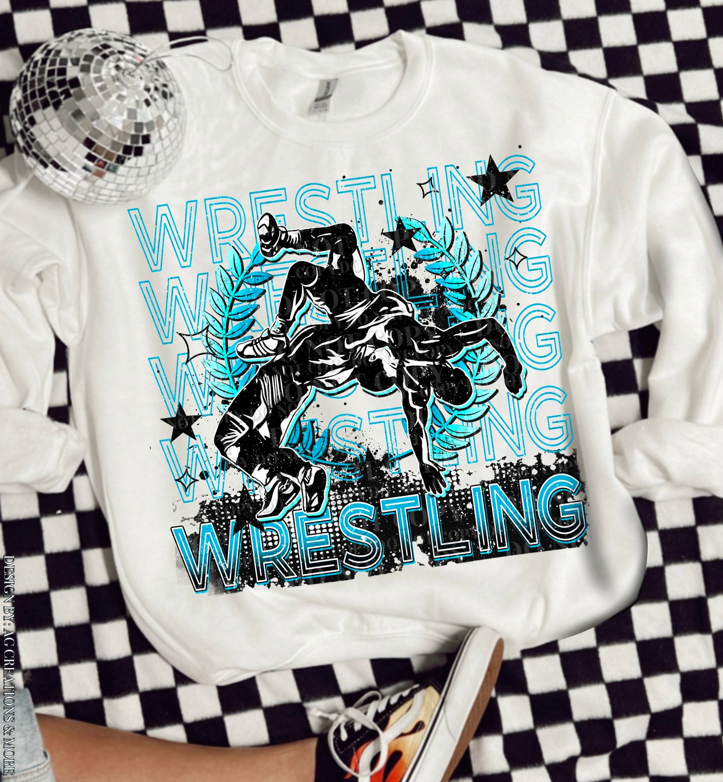 Wrestling (boy) Hoodie or Crew Neck