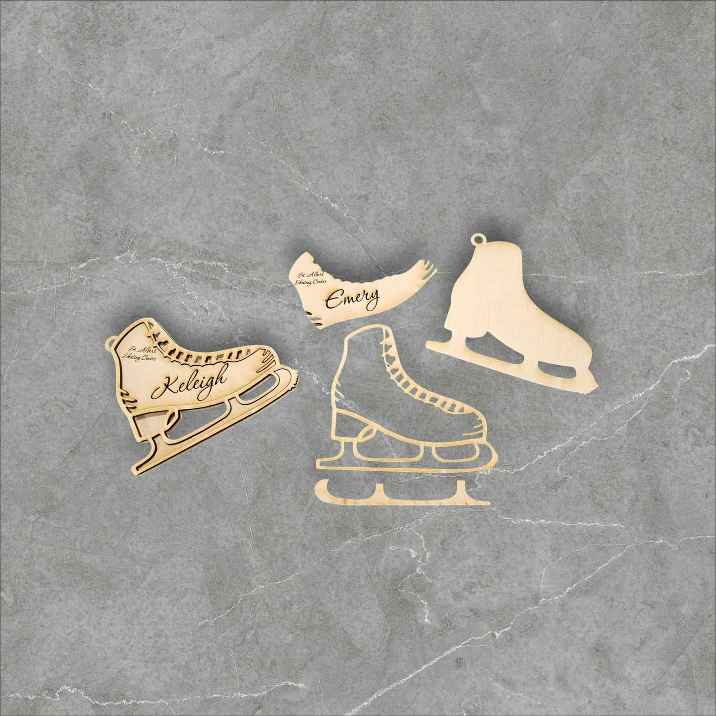 Figure Skate (Basswood)