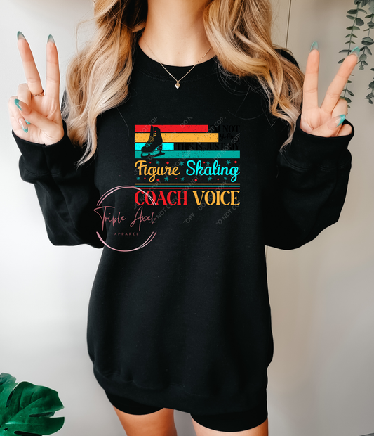 Figure Skating Coach Voice Tshirt