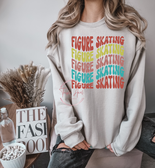 Youth Figure Skating 5 Hoodie or Crew Neck